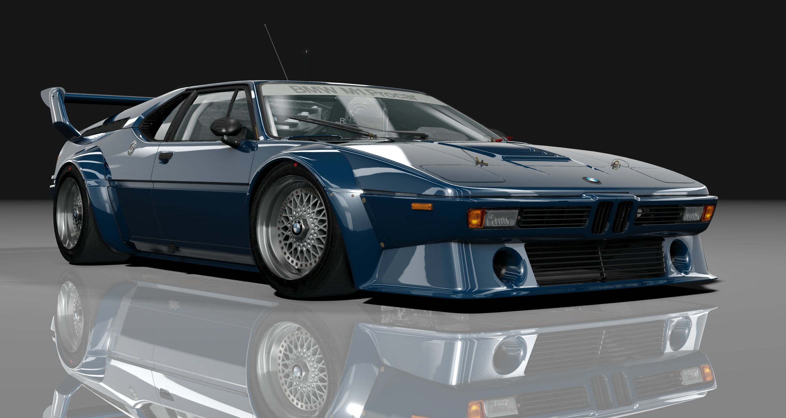 BMW E26 M1 Procar S, skin blue