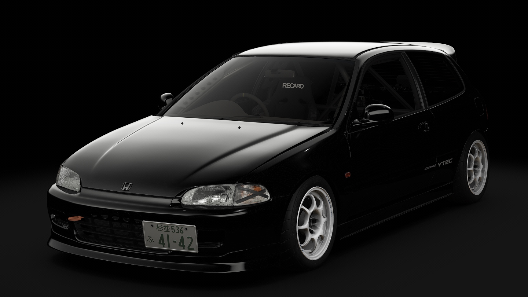 Honda Civic SiR-II Cup Car, skin 04_granada_black_pearl