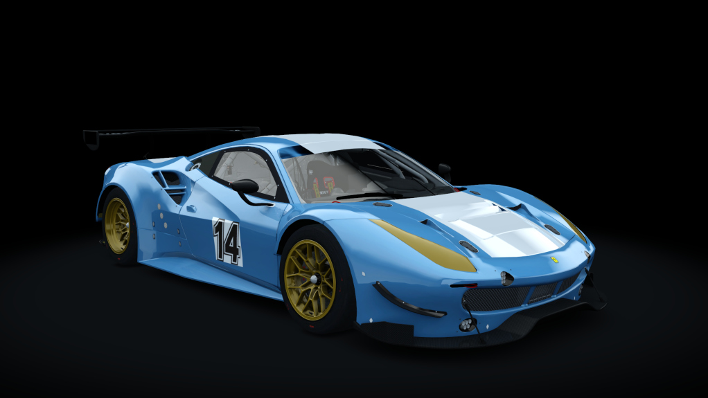 Ferrari 488 GTE, skin Ivan