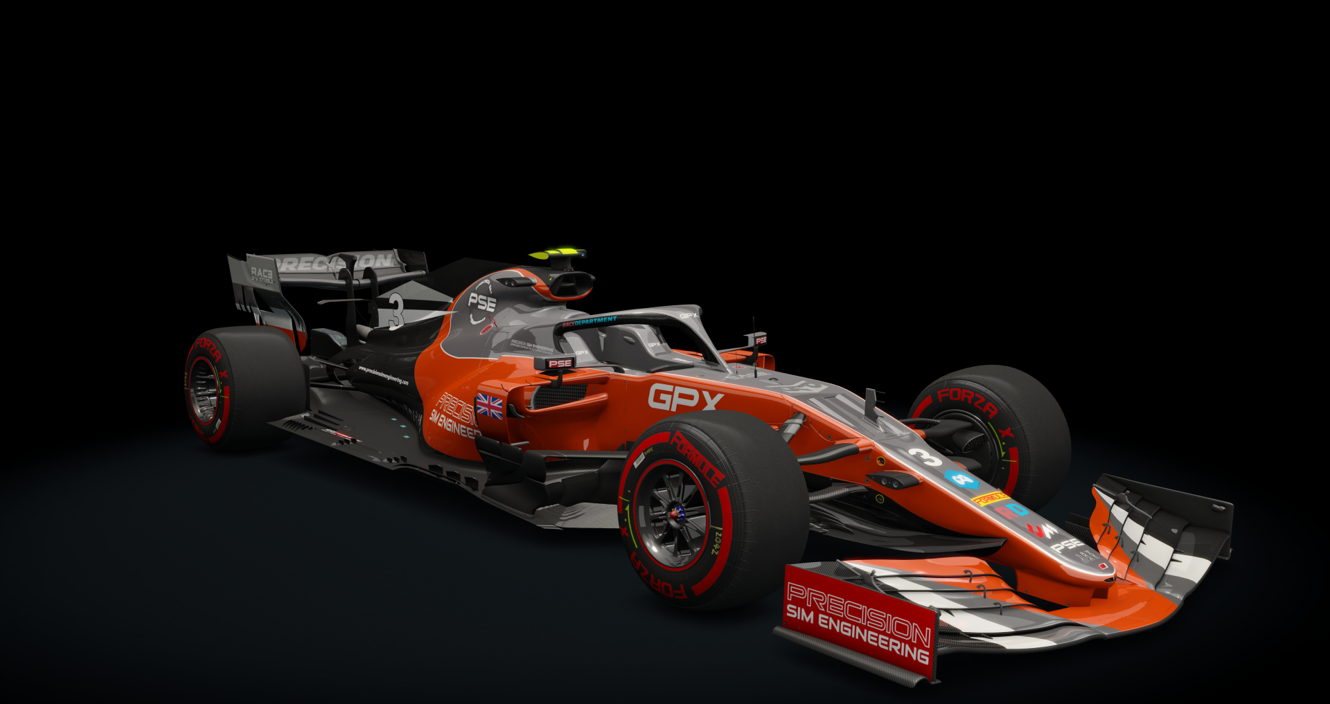 Formula Hybrid 2019, skin 03_pse_red_white