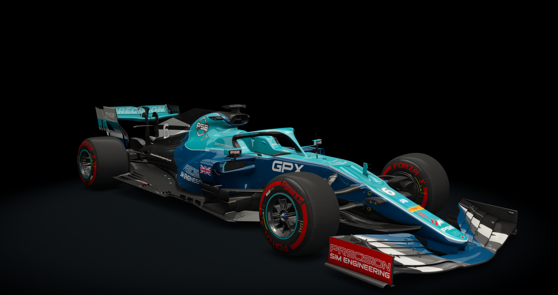 Formula Hybrid 2019, skin 06_pse_navy_aqua