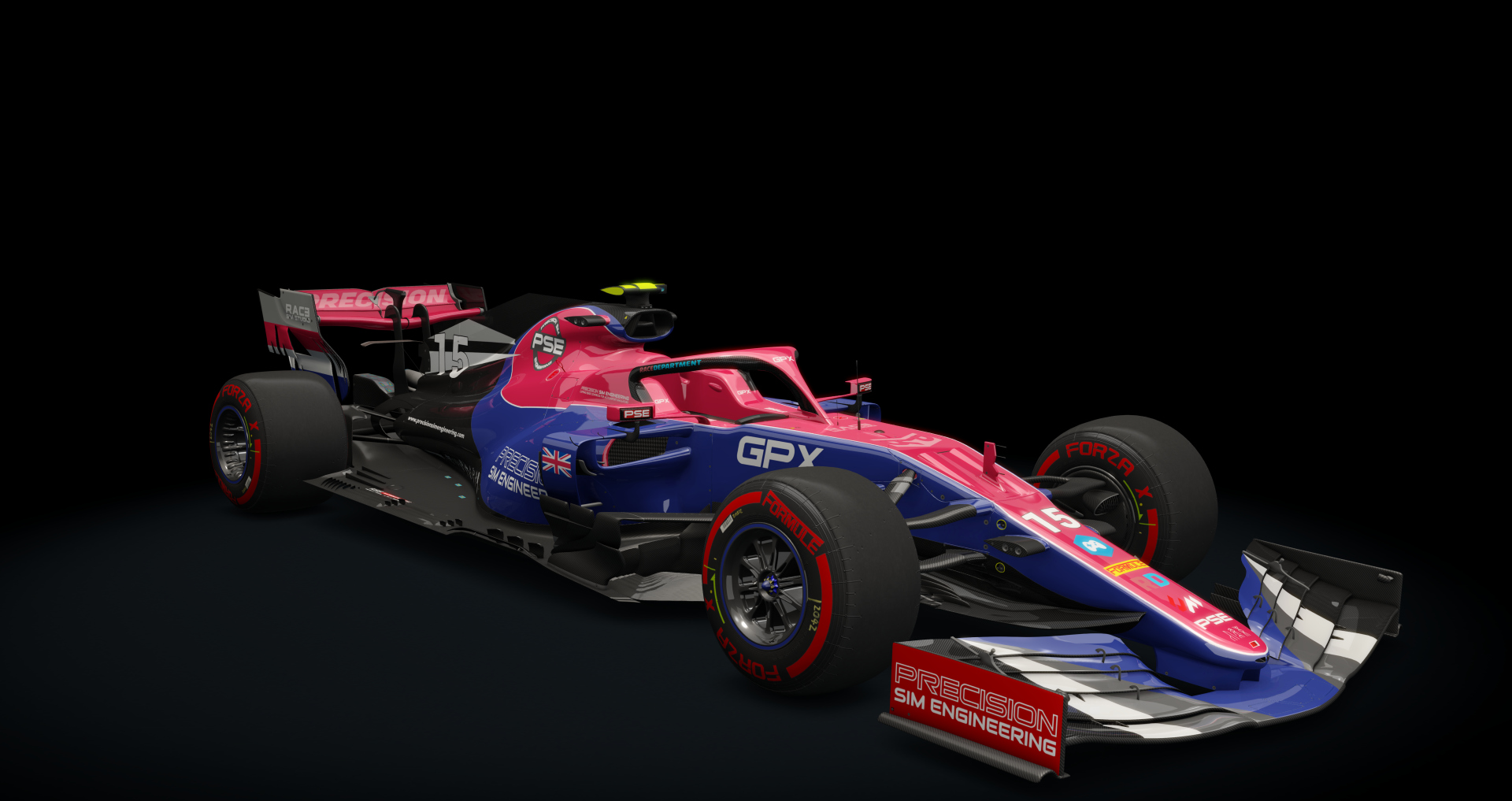 Formula Hybrid 2019, skin 15_pse_navy_red_blue