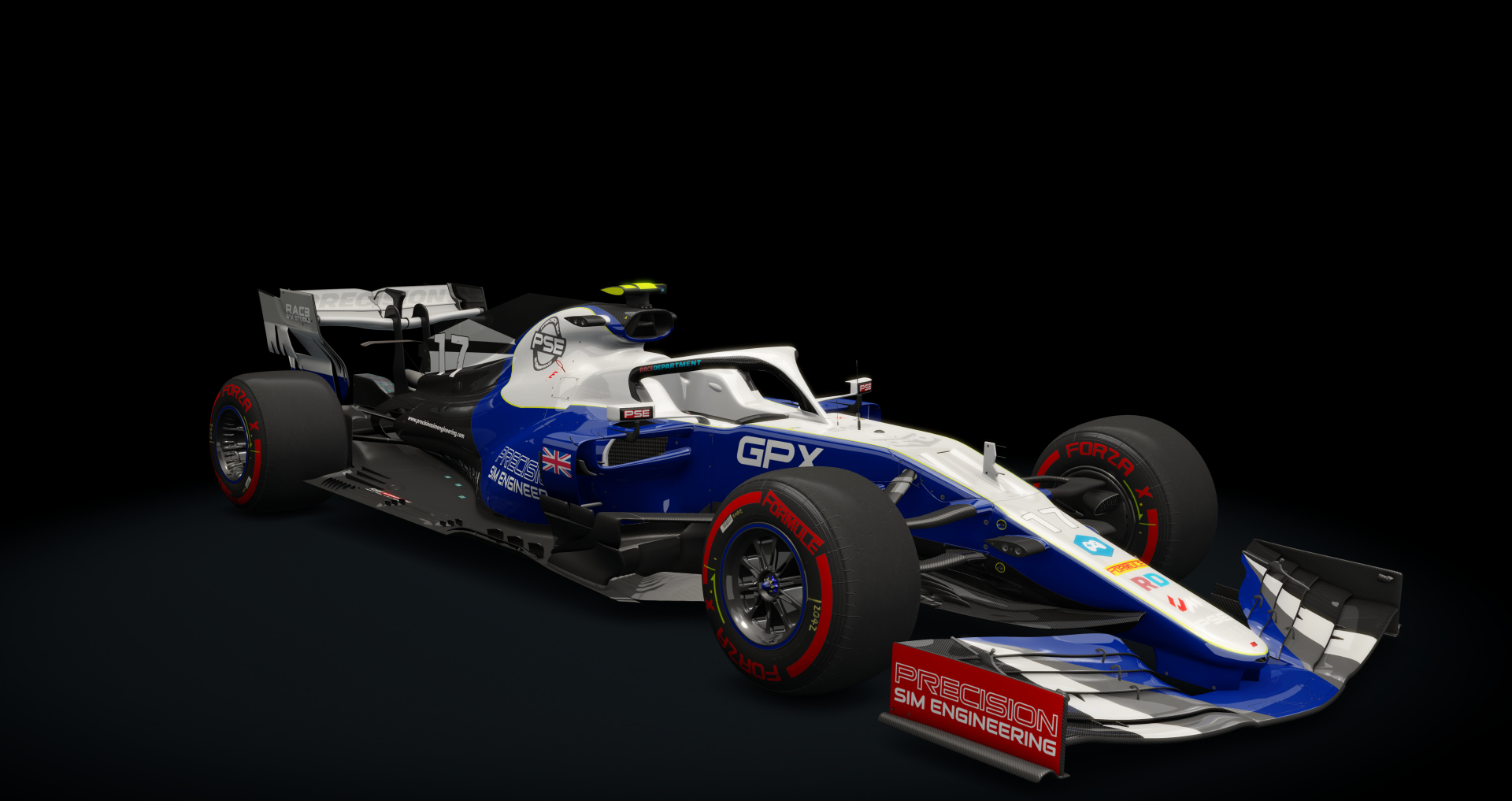 Formula Hybrid 2019, skin 17_pse_navy_blue_yellow