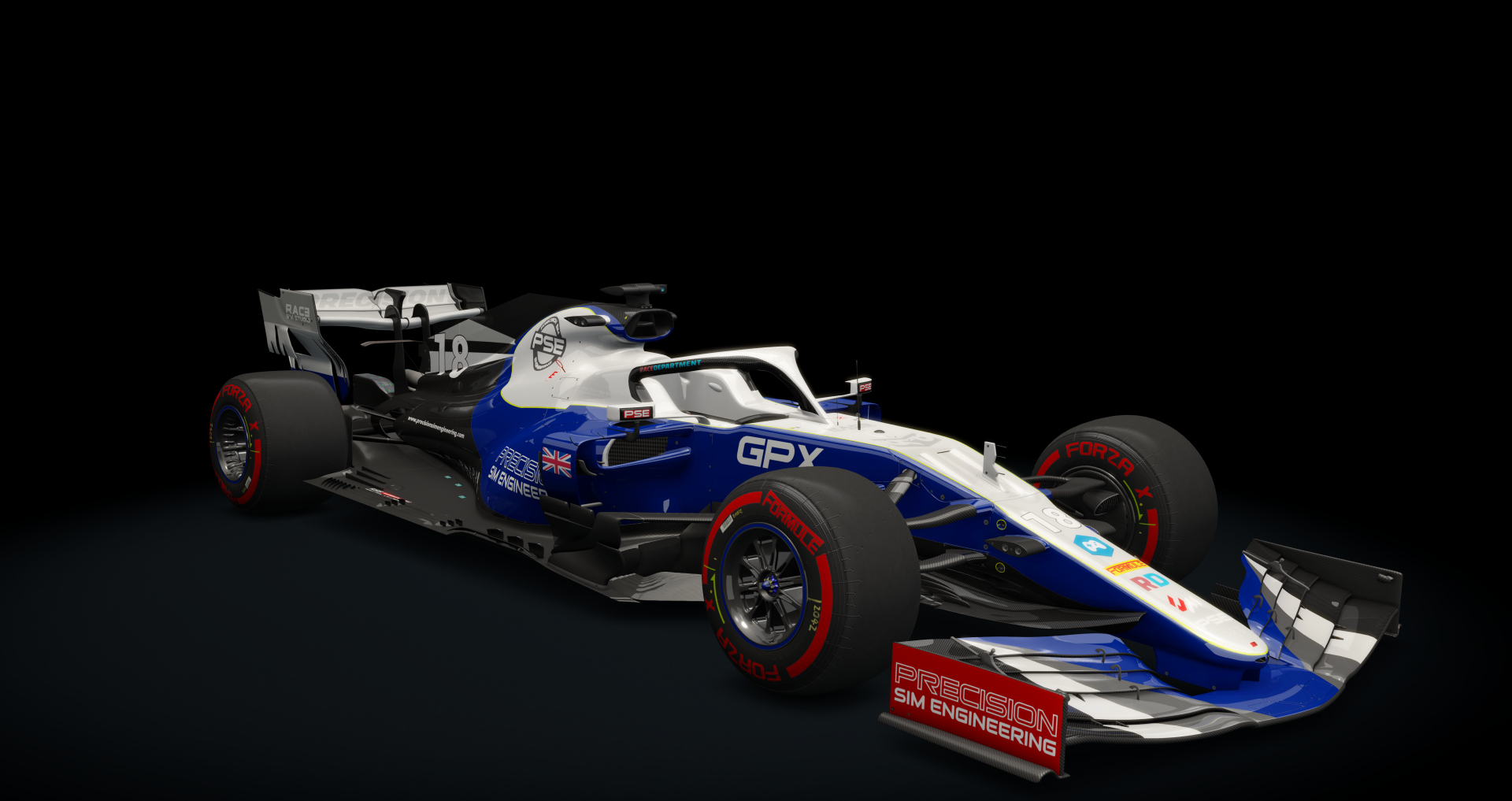 Formula Hybrid 2019, skin 18_pse_navy_blue_yellow
