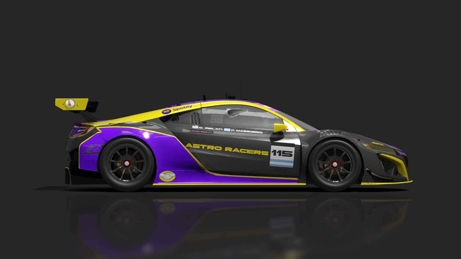 GT-M Akuro V6 Evo2, skin Astro_Racers_Akuro