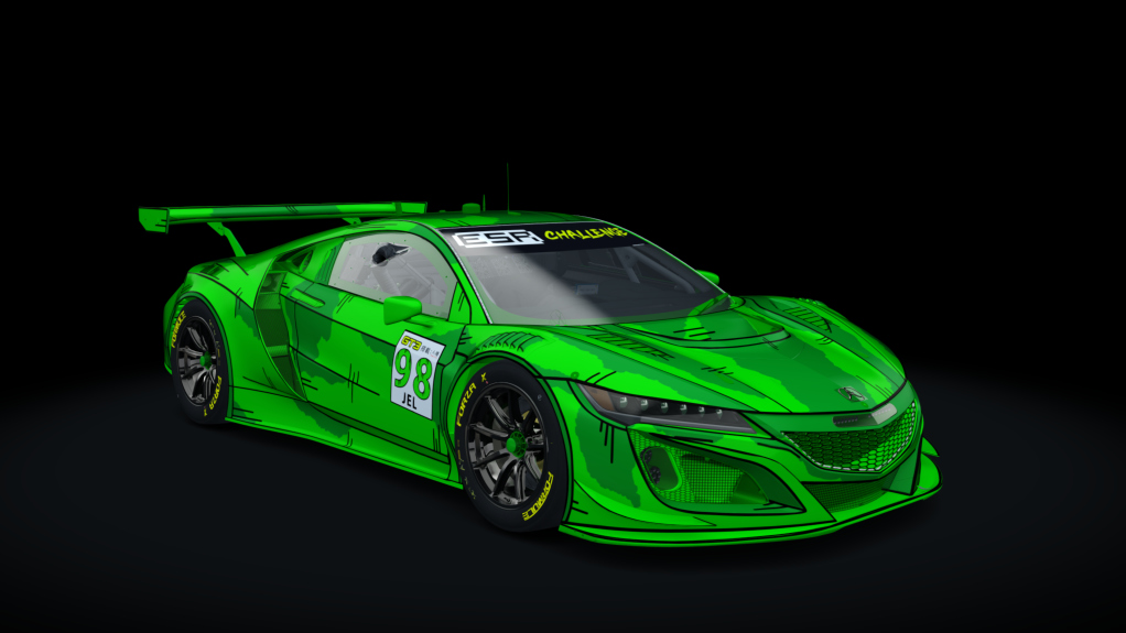 GT-M Akuro V6 Evo2, skin Cartoon_98-ESR