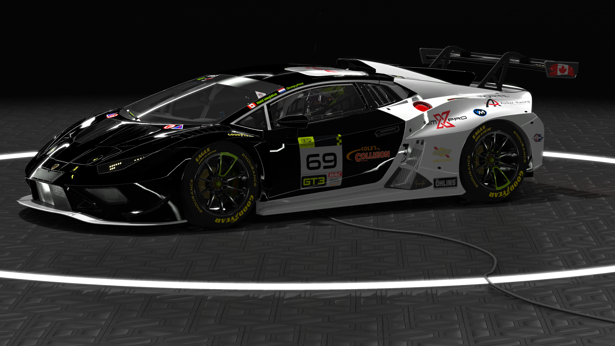 GT-M Lanzo V10 Evo2, skin Brop Racing GP
