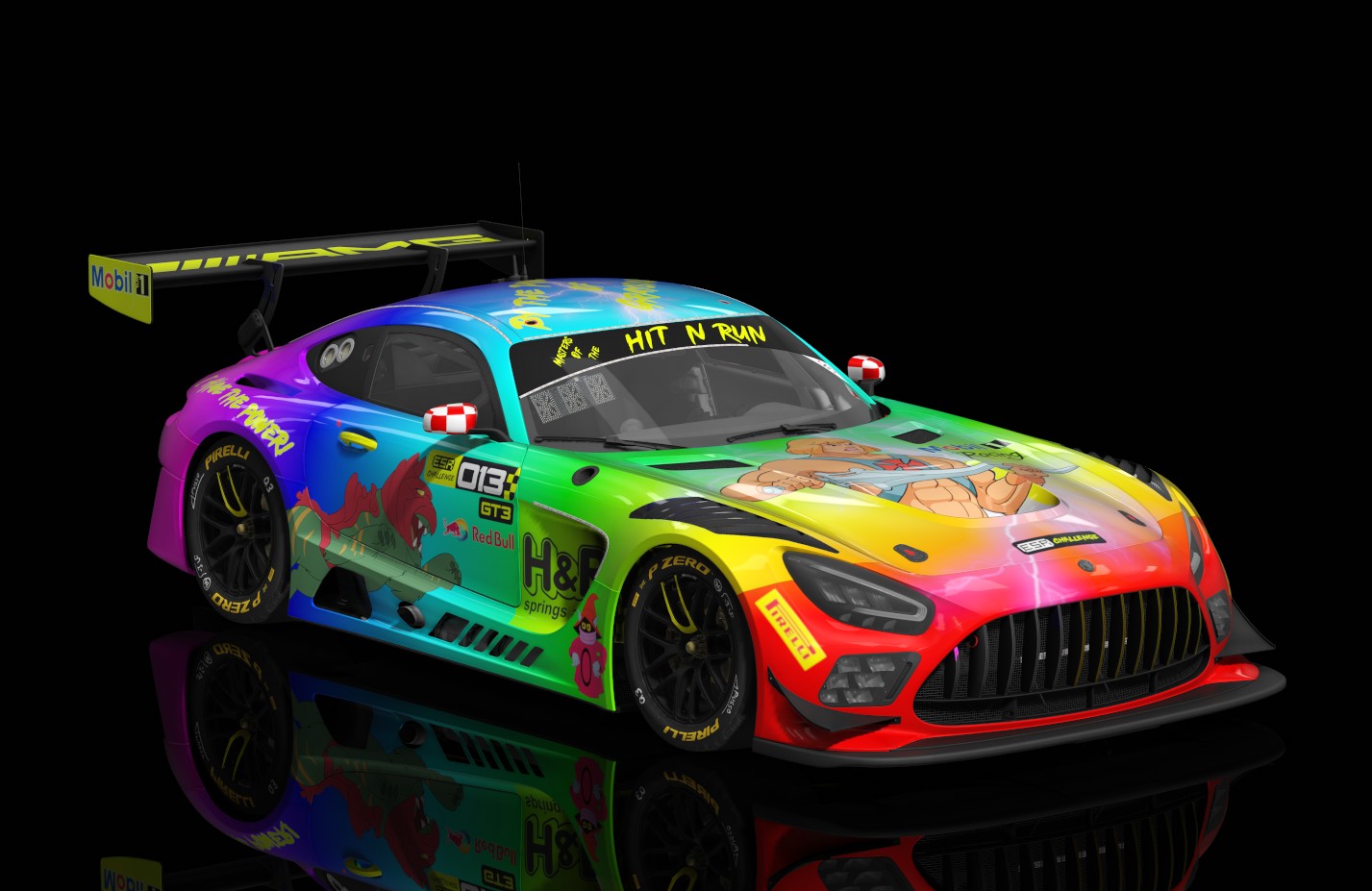 GT-M Mercer V8, skin Masters of the Hit n Run #13 Yossarian