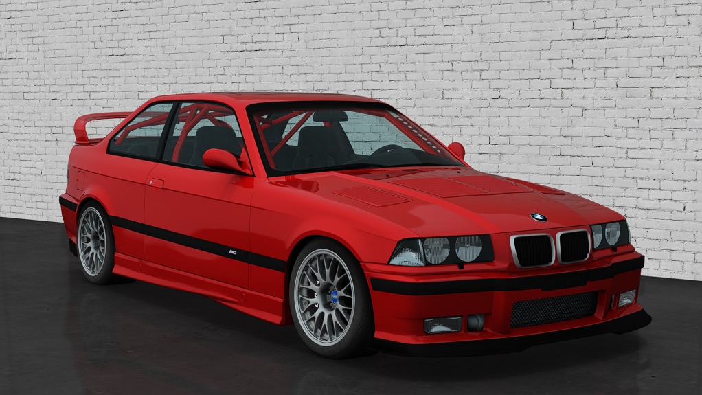 BMW M3 E36 Slang Spec, skin bright_red