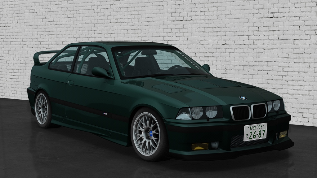 BMW M3 E36 Slang Spec, skin british_racing_green