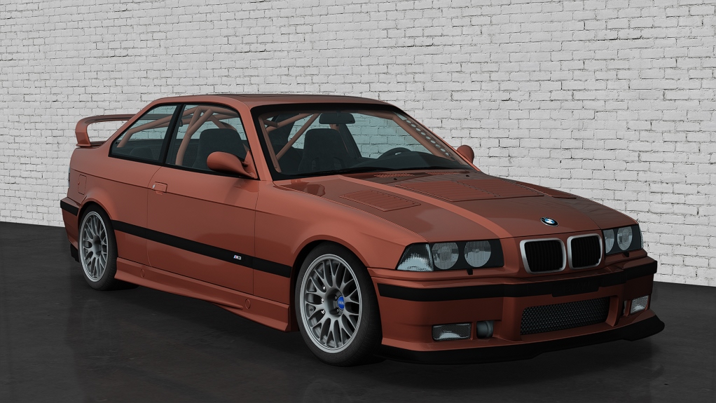 BMW M3 E36 Slang Spec, skin byzantium_orange_metallic