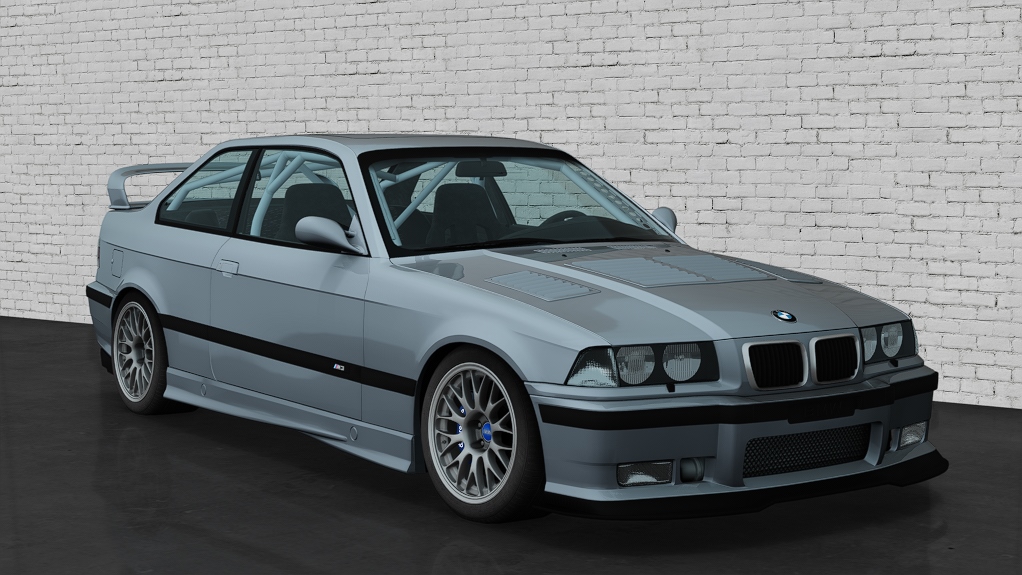BMW M3 E36 Slang Spec, skin glacier_blue_metallic