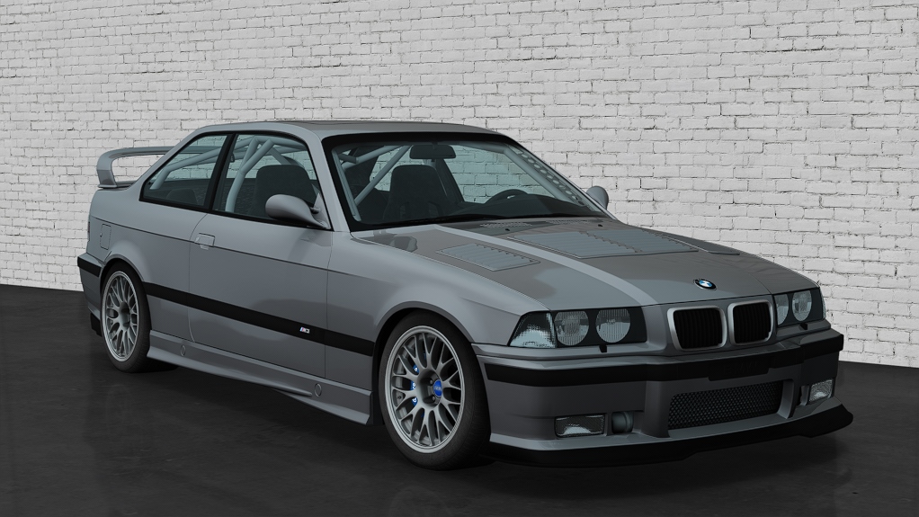 BMW M3 E36 Slang Spec, skin granite_silver_metallic