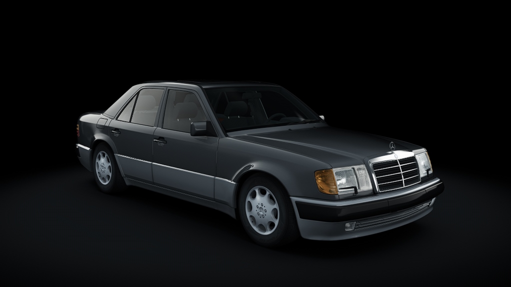 Mercedes-Benz 500E (W124), skin anthrazitgrau
