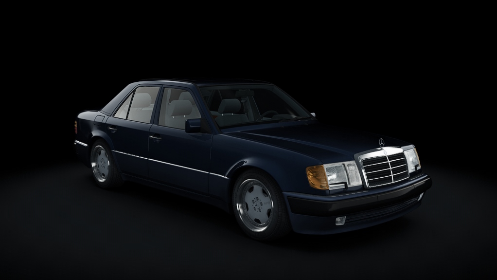 Mercedes-Benz 500E (W124), skin nautikblau