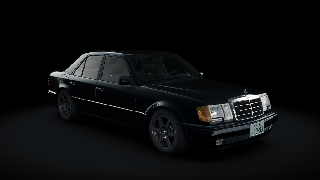 Mercedes-Benz 500E (W124), skin sapphire_black
