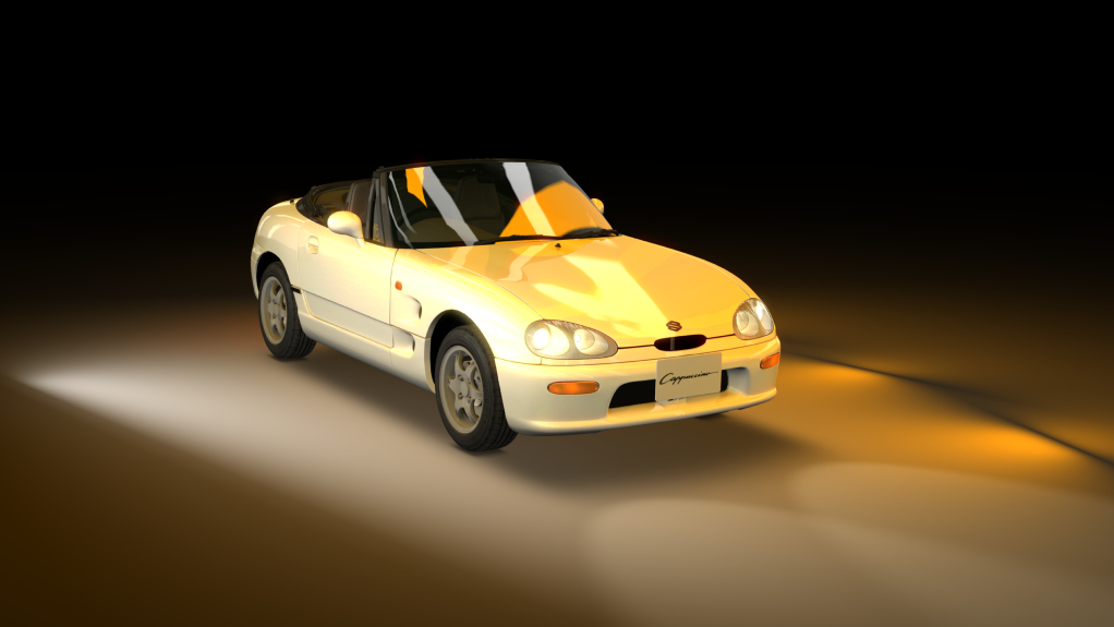Suzuki Cappuccino Hayabusa swap, skin Crystal_White