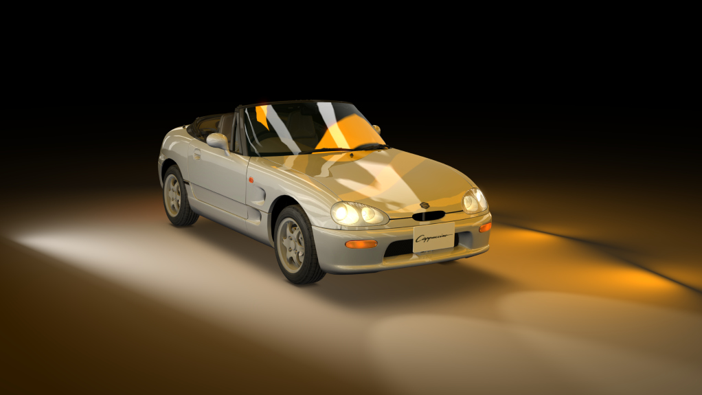 Suzuki Cappuccino Hayabusa swap, skin Mercury_silver_M