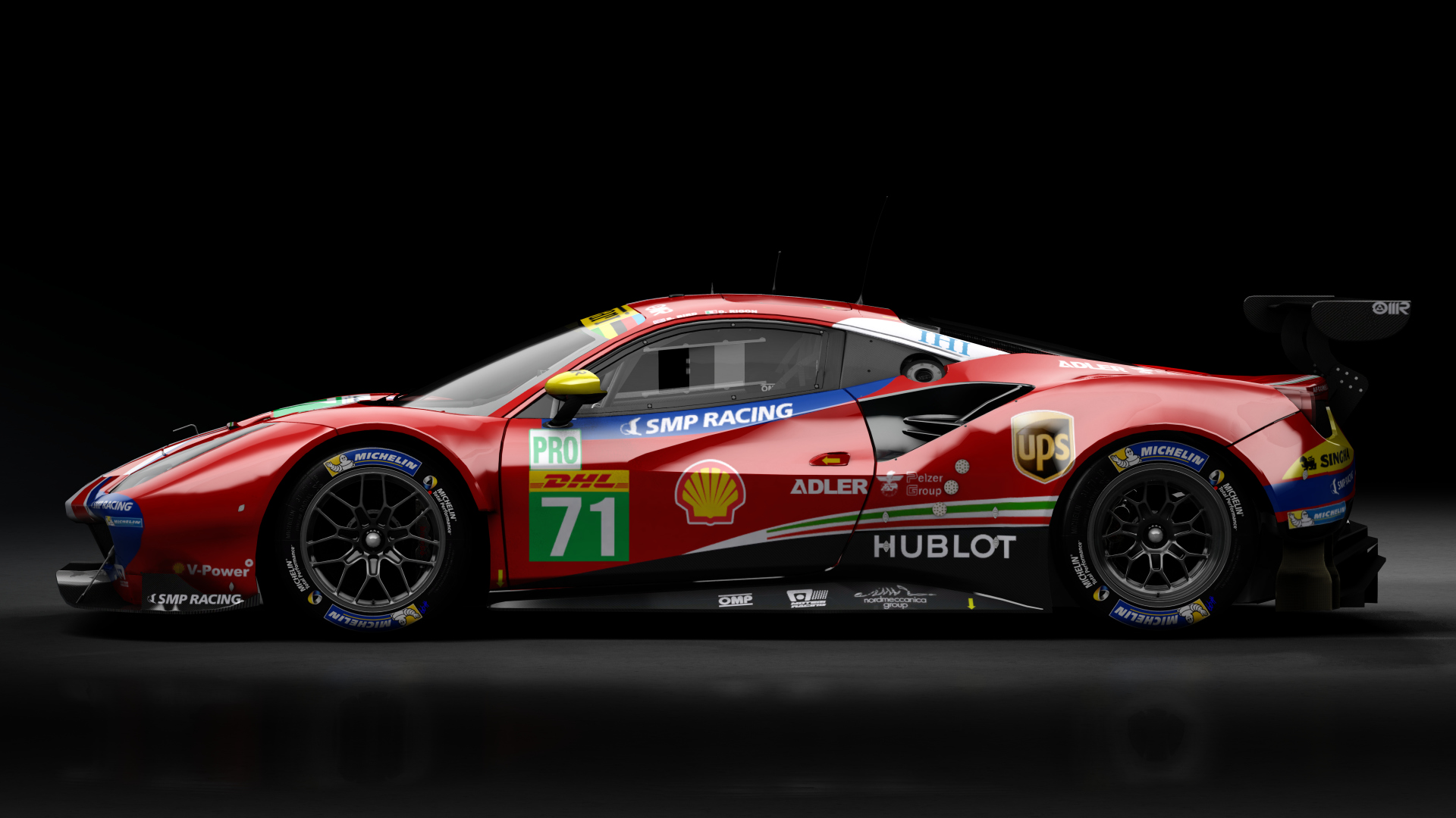 2018 Ferrari 488 GTE Evo [Michelotto], skin 2018 #71 AF Corse WEC