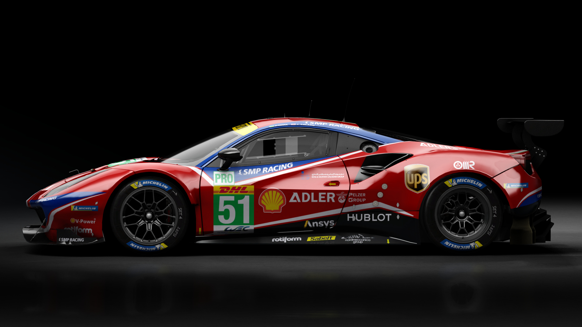 2018 Ferrari 488 GTE Evo [Michelotto], skin 2020 #51 AF Corse WEC