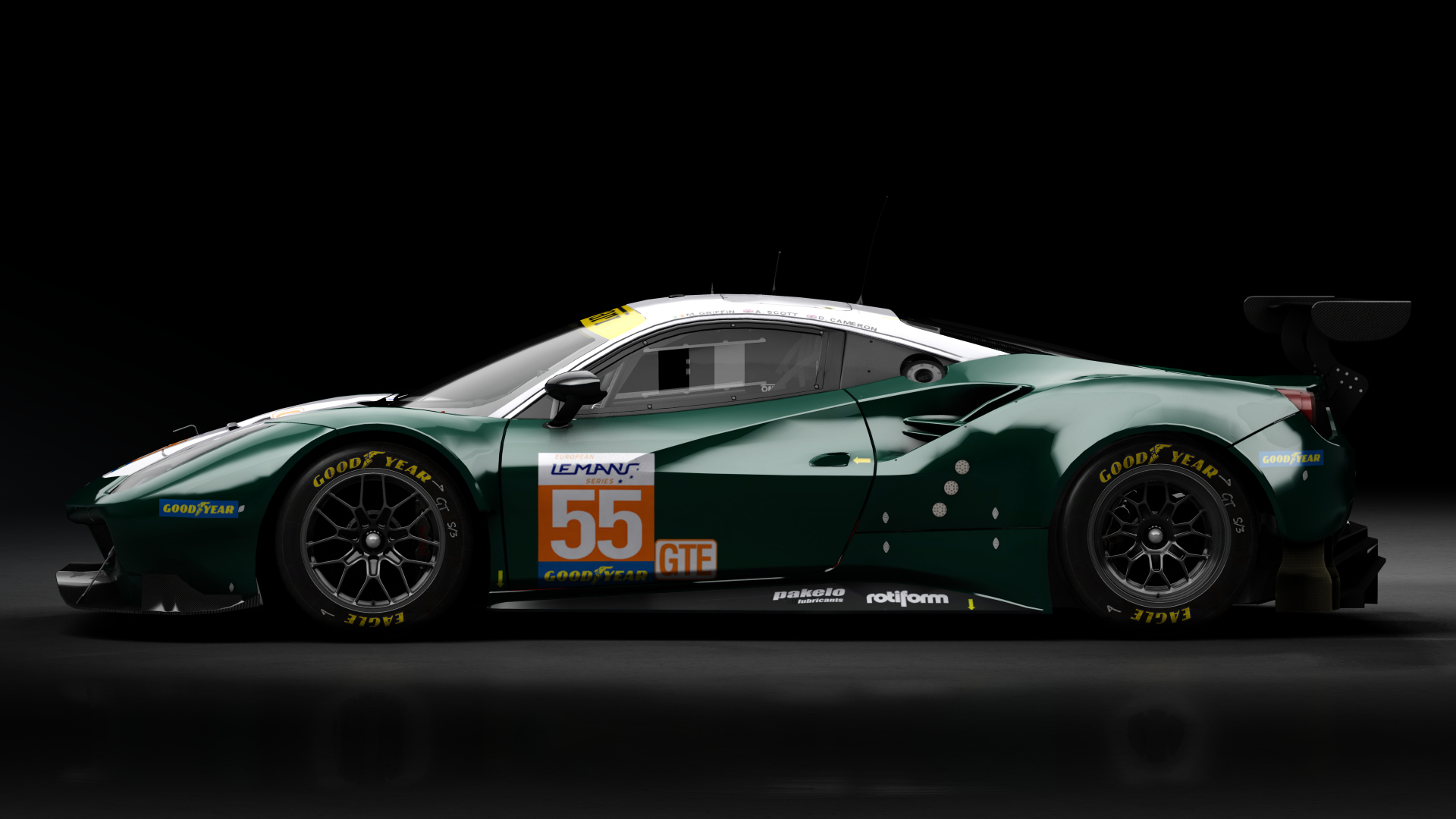 2018 Ferrari 488 GTE Evo [Michelotto], skin 2020 #55 Spirit of Race ELMS
