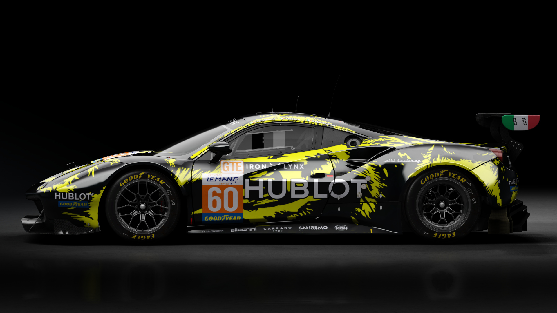2018 Ferrari 488 GTE Evo [Michelotto], skin 2020 #60 Iron Lynx ELMS