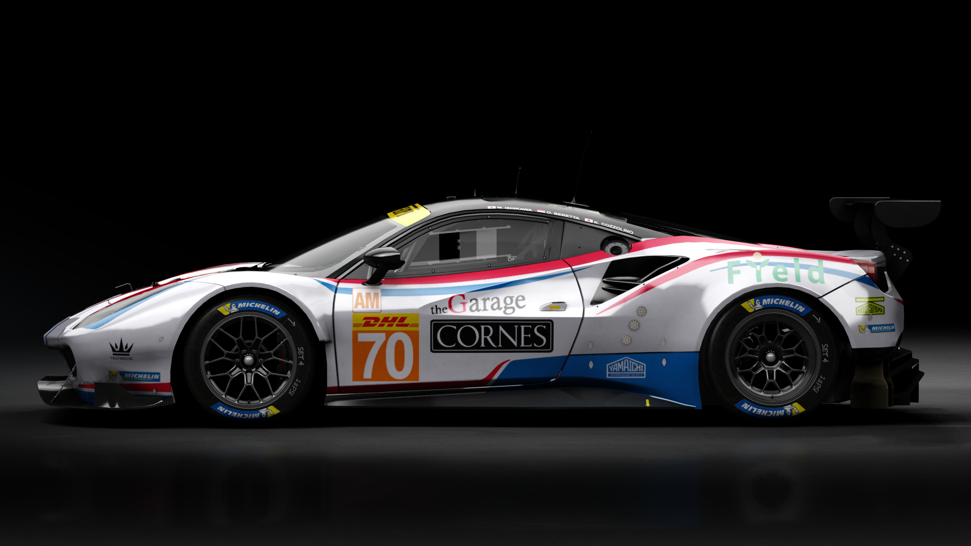 2018 Ferrari 488 GTE Evo [Michelotto], skin 2020 #70 MR Racing WEC