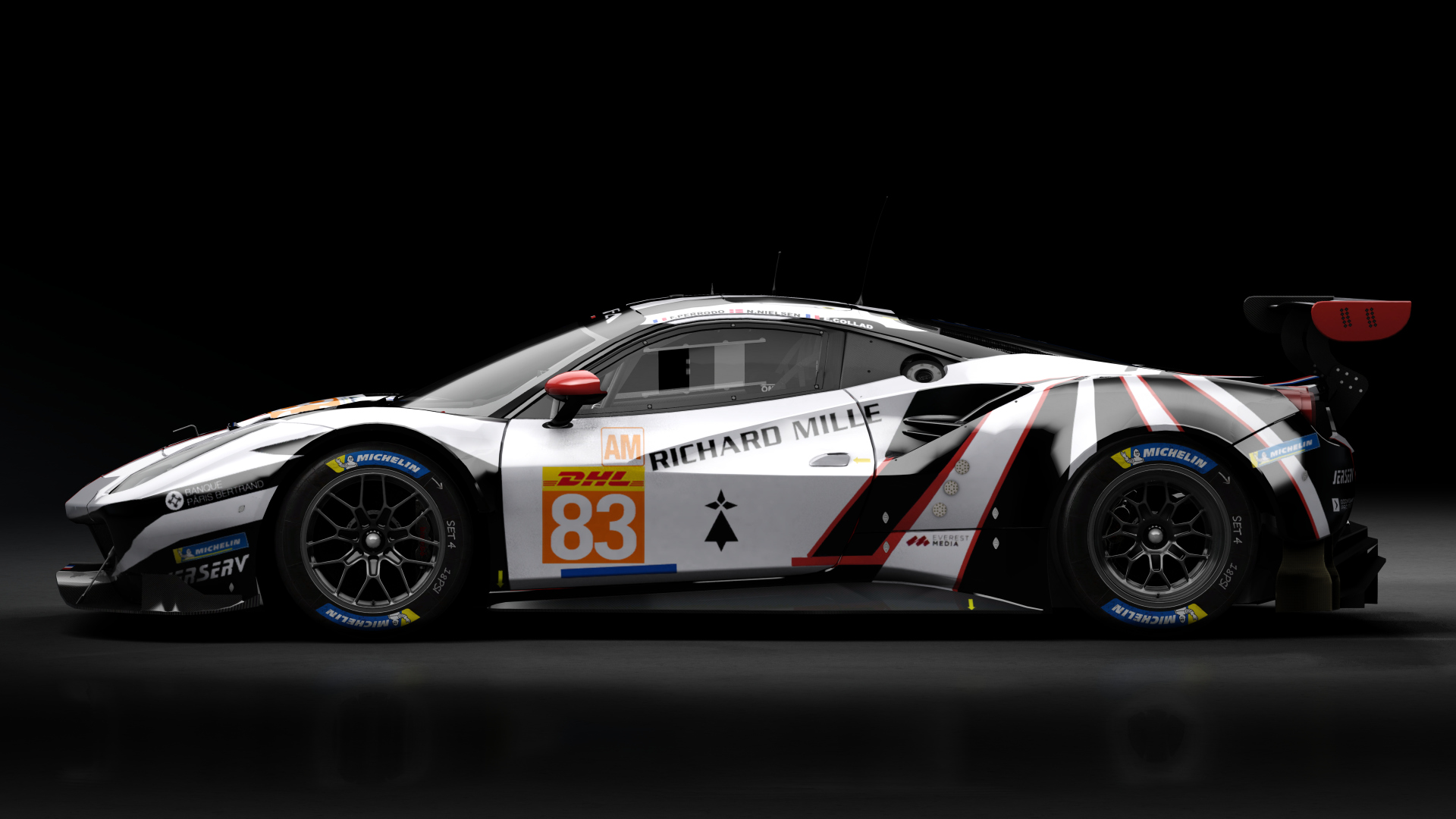 2018 Ferrari 488 GTE Evo [Michelotto], skin 2020 #83 AF Corse WEC