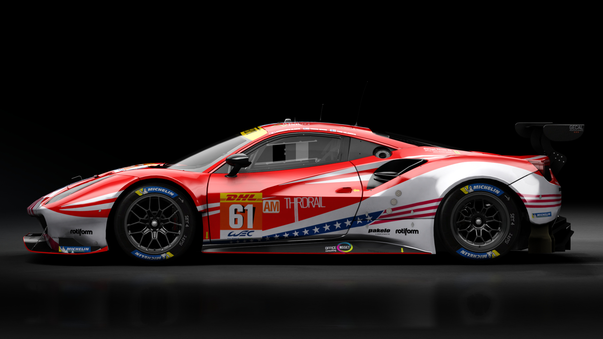 2018 Ferrari 488 GTE Evo [Michelotto], skin 2021 #61 AF Corse WEC