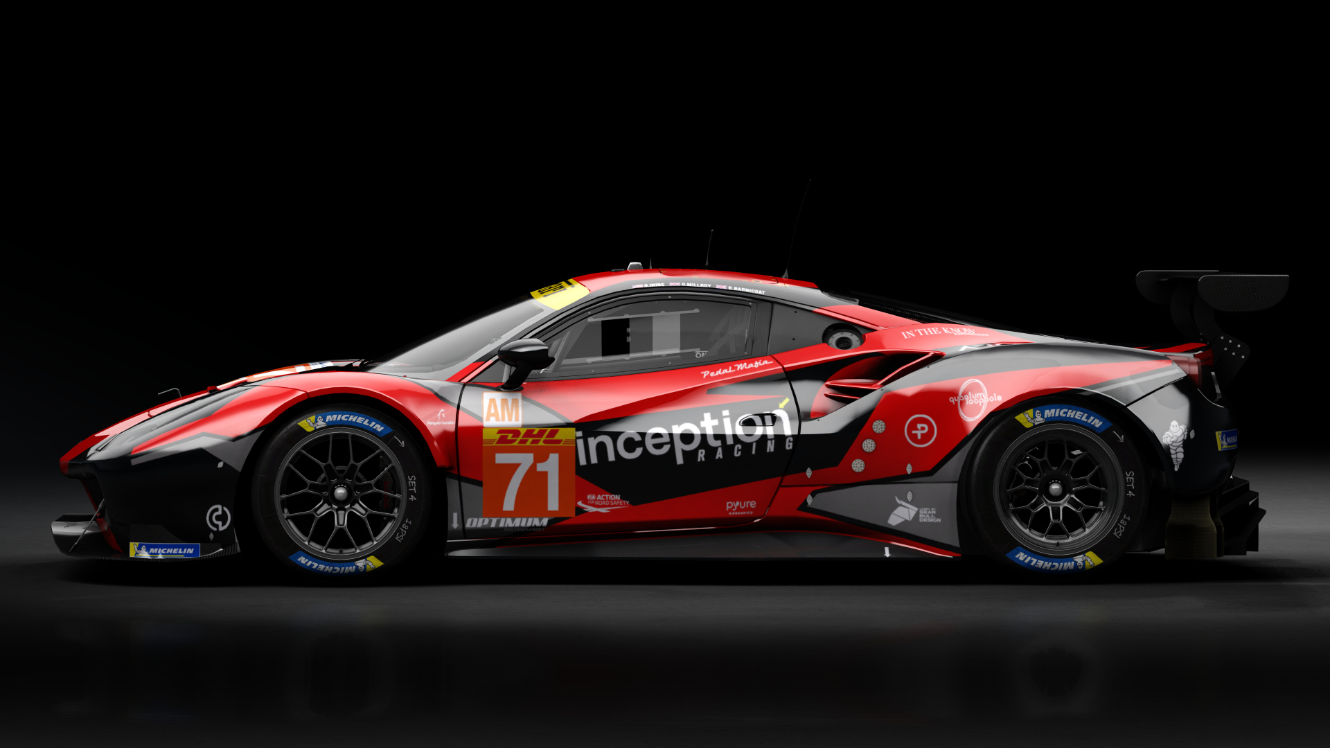 2018 Ferrari 488 GTE Evo [Michelotto], skin 2021 #71 Inception Racing WEC