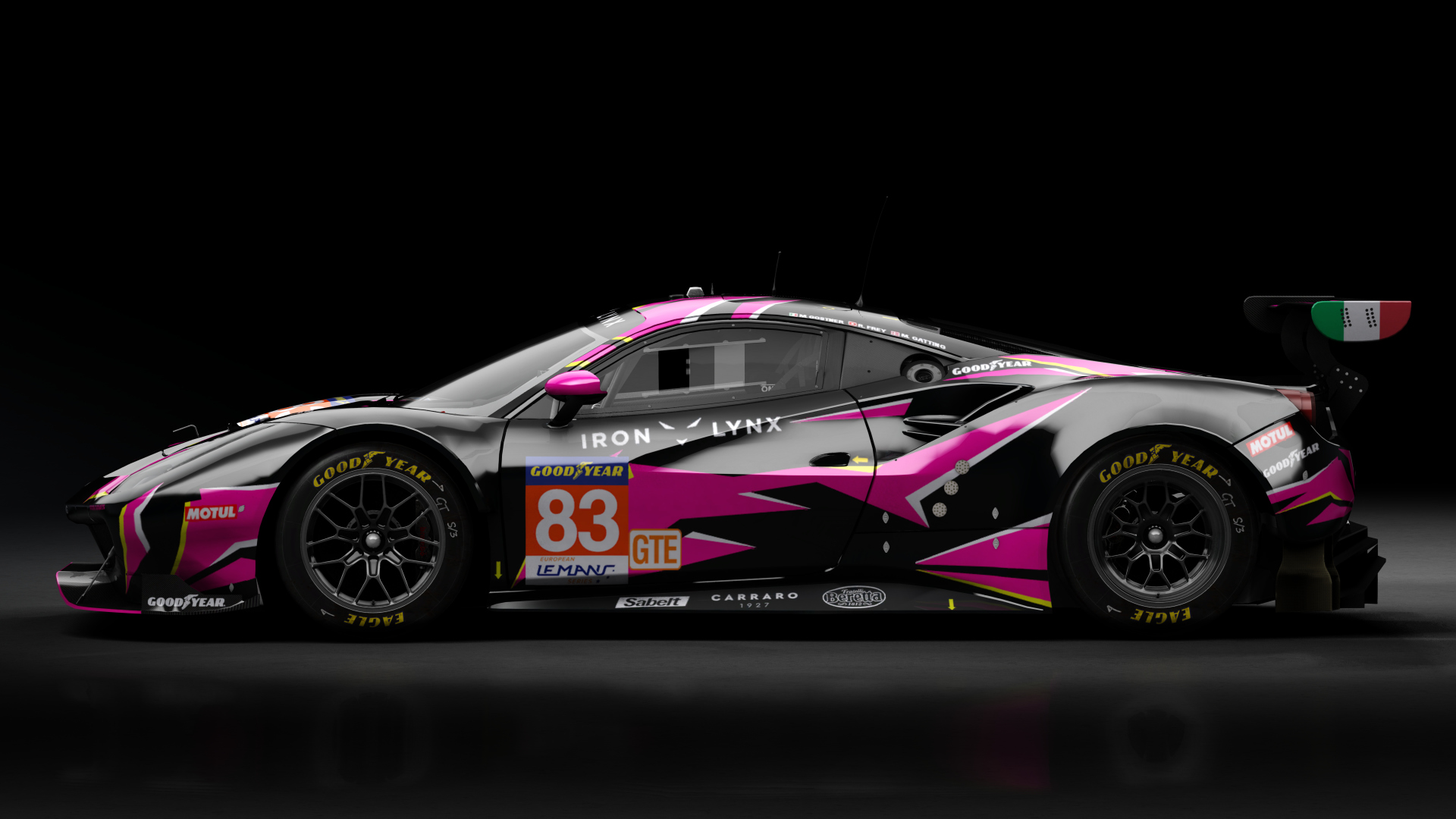 2018 Ferrari 488 GTE Evo [Michelotto], skin 2021 #83 Iron Lynx ELMS