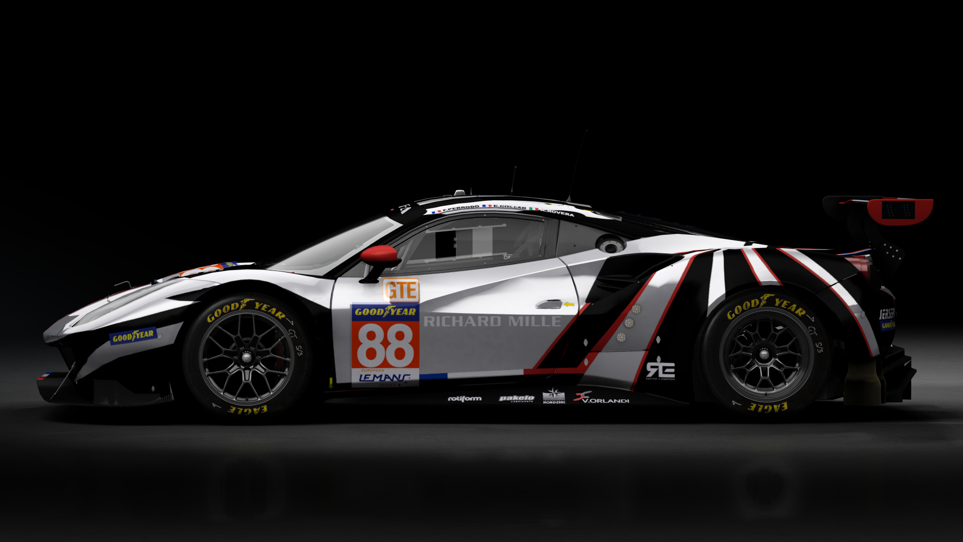 2018 Ferrari 488 GTE Evo [Michelotto], skin 2021 #88 AF Corse ELMS