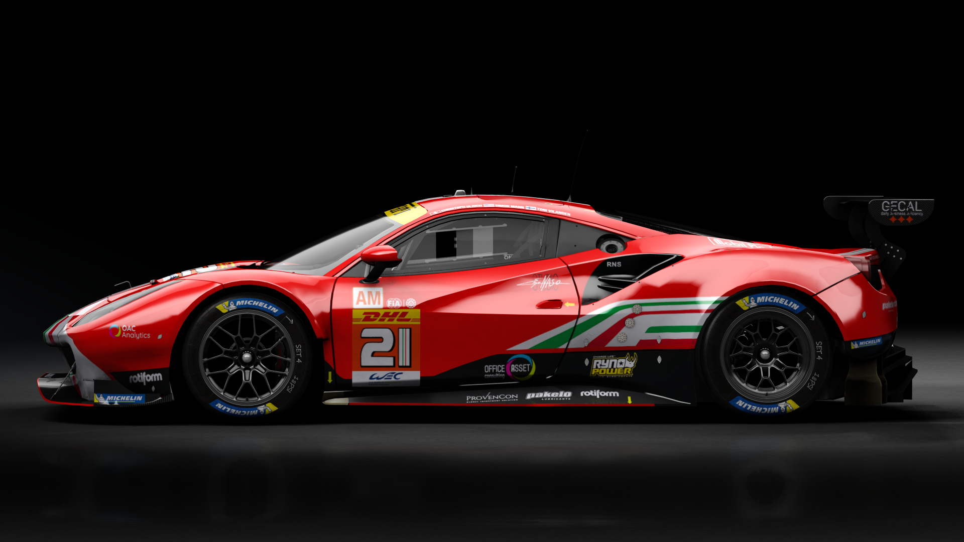 2018 Ferrari 488 GTE Evo [Michelotto], skin 2022 #21 AF Corse WEC