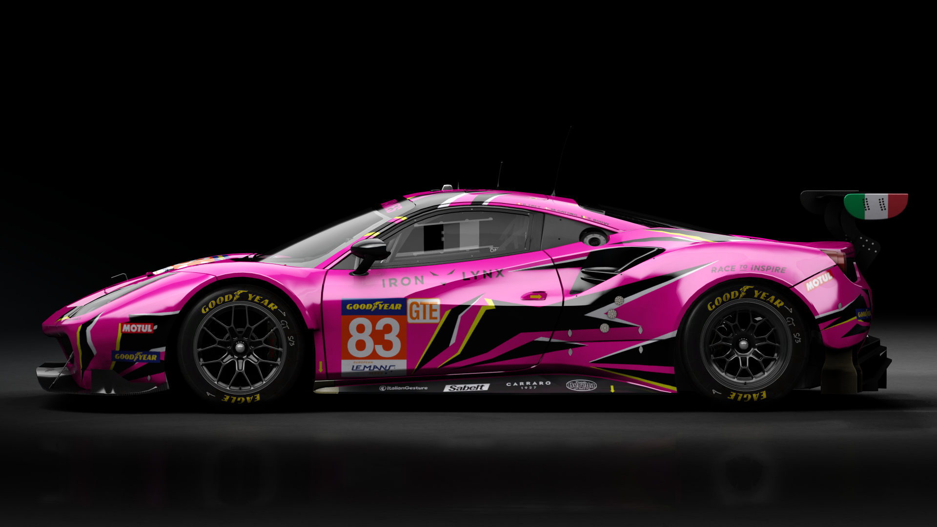 2018 Ferrari 488 GTE Evo [Michelotto], skin 2022 #83 Iron Lynx ELMS