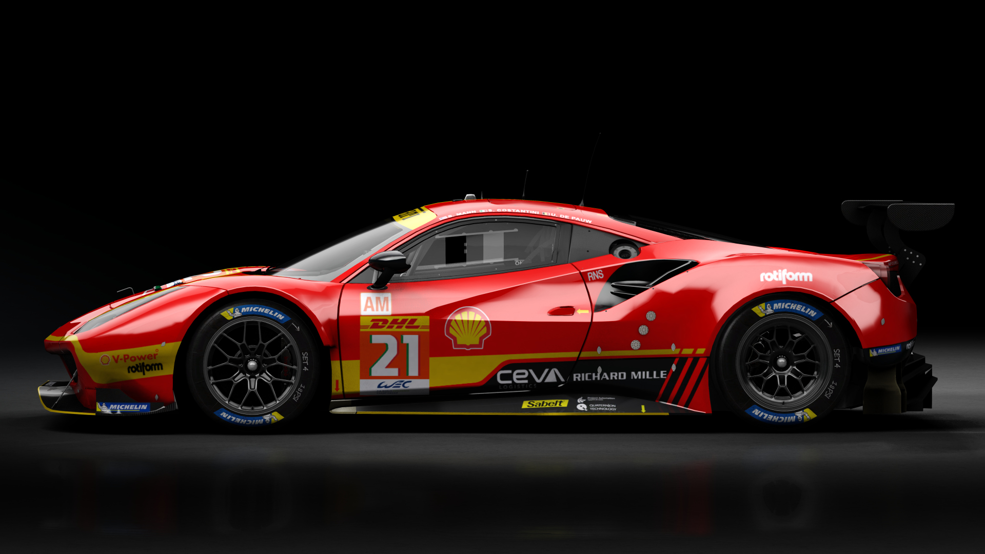 2018 Ferrari 488 GTE Evo [Michelotto], skin 2023 #21 AF Corse WEC Rd1 Sebring