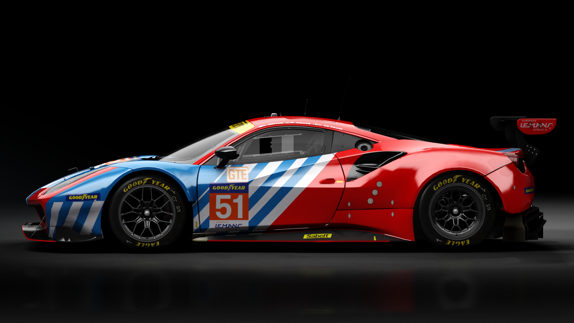 2018 Ferrari 488 GTE Evo [Michelotto], skin 2023 #51 AF Corse ELMS