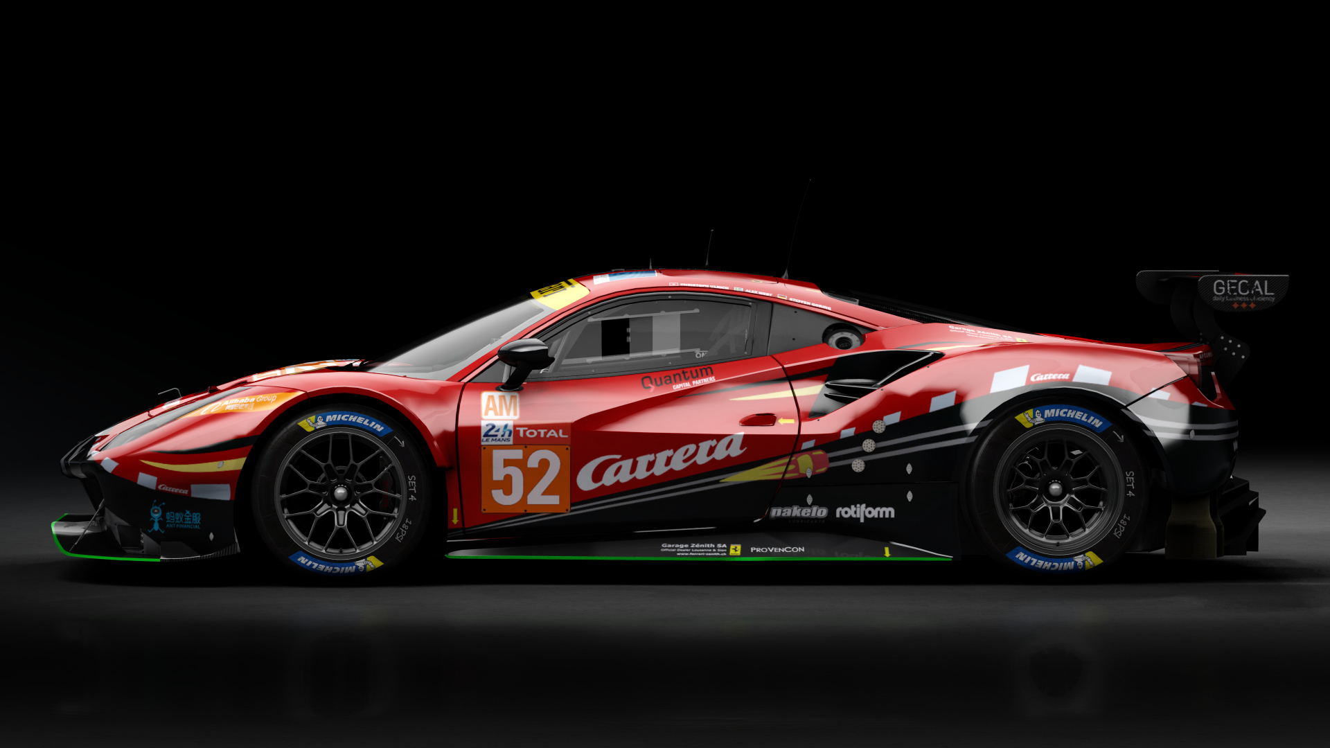 2018 Ferrari 488 GTE Evo Le Mans Spec [Michelotto], skin 2020 #52 AF Corse LM24