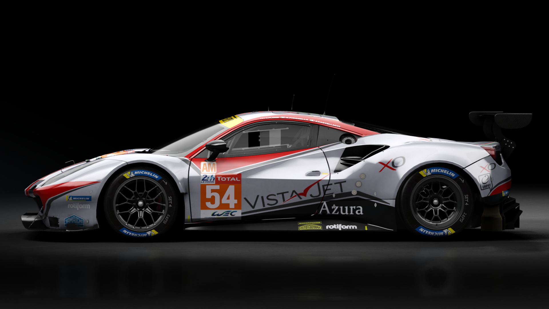 2018 Ferrari 488 GTE Evo Le Mans Spec [Michelotto], skin 2020 #54 AF Corse LM24