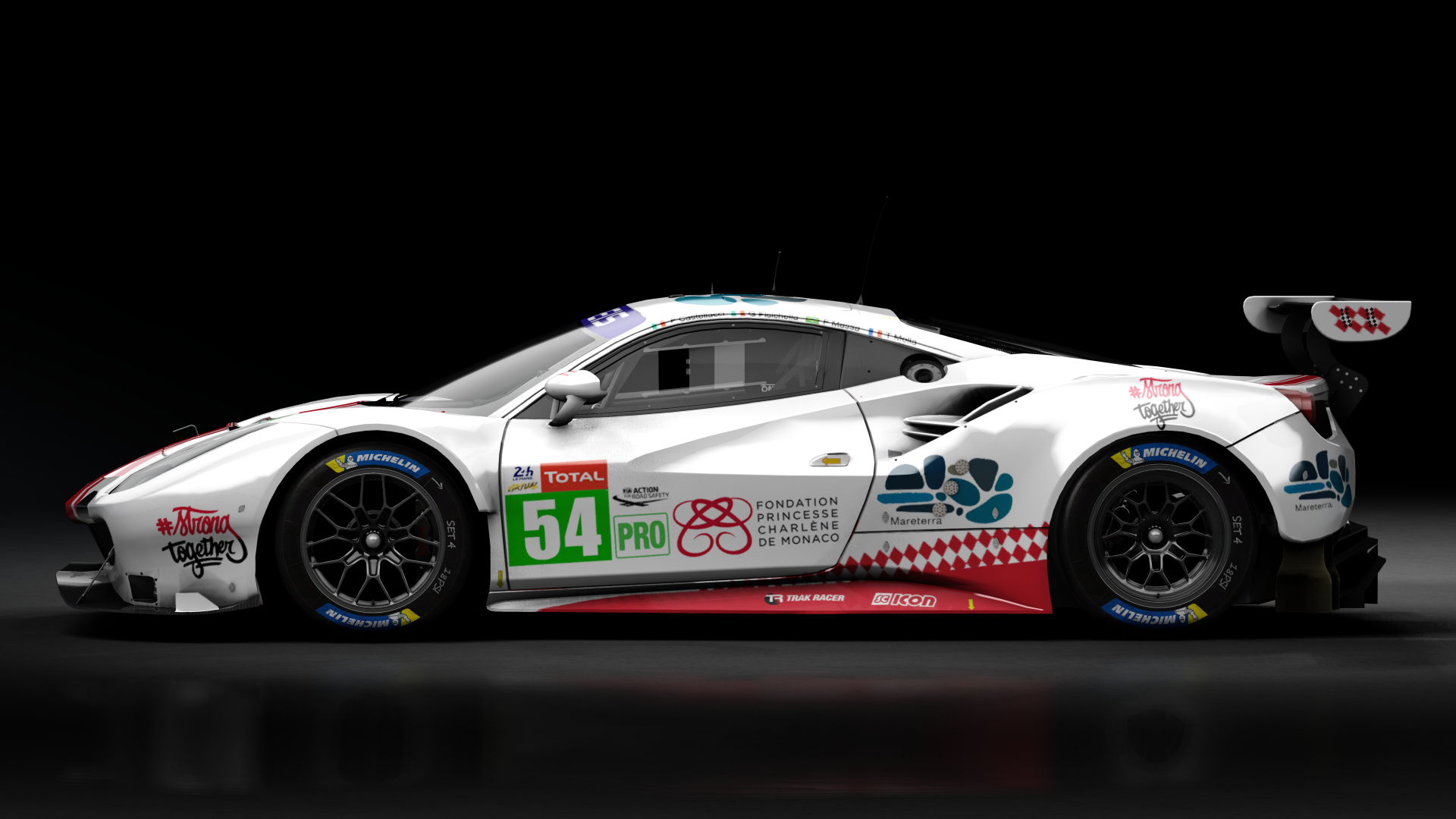 2018 Ferrari 488 GTE Evo Le Mans Spec [Michelotto], skin 2020 #54 Strong Together LM24 VIRTUAL