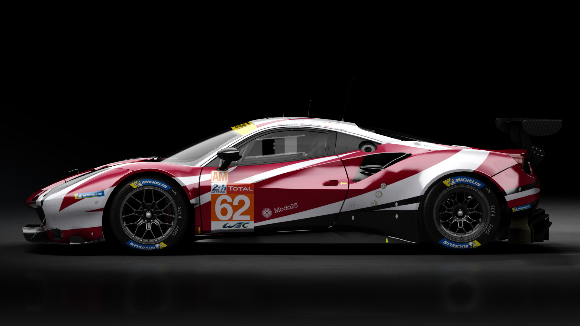2018 Ferrari 488 GTE Evo Le Mans Spec [Michelotto], skin 2020 #62 LM Red River Sport LM24