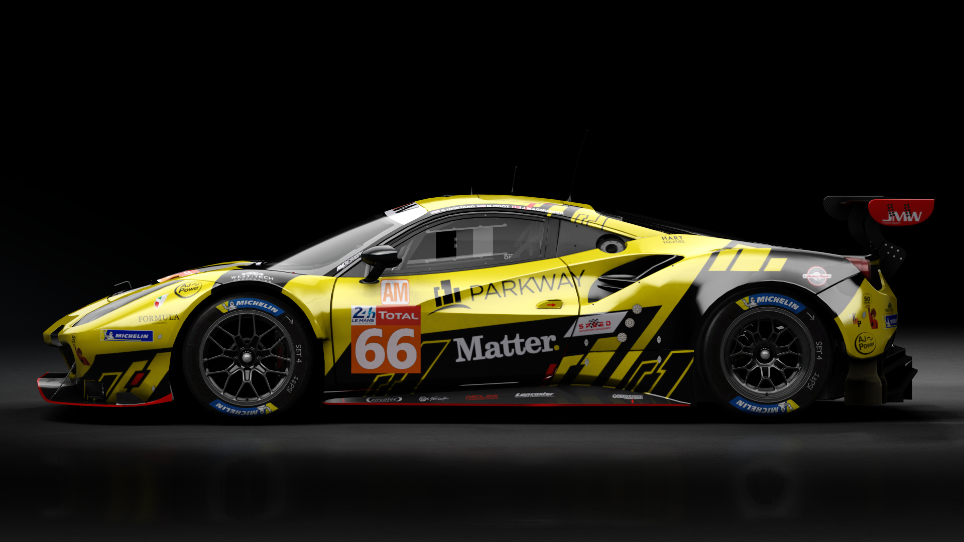 2018 Ferrari 488 GTE Evo Le Mans Spec [Michelotto], skin 2020 #66 JMW Motorsport LM24