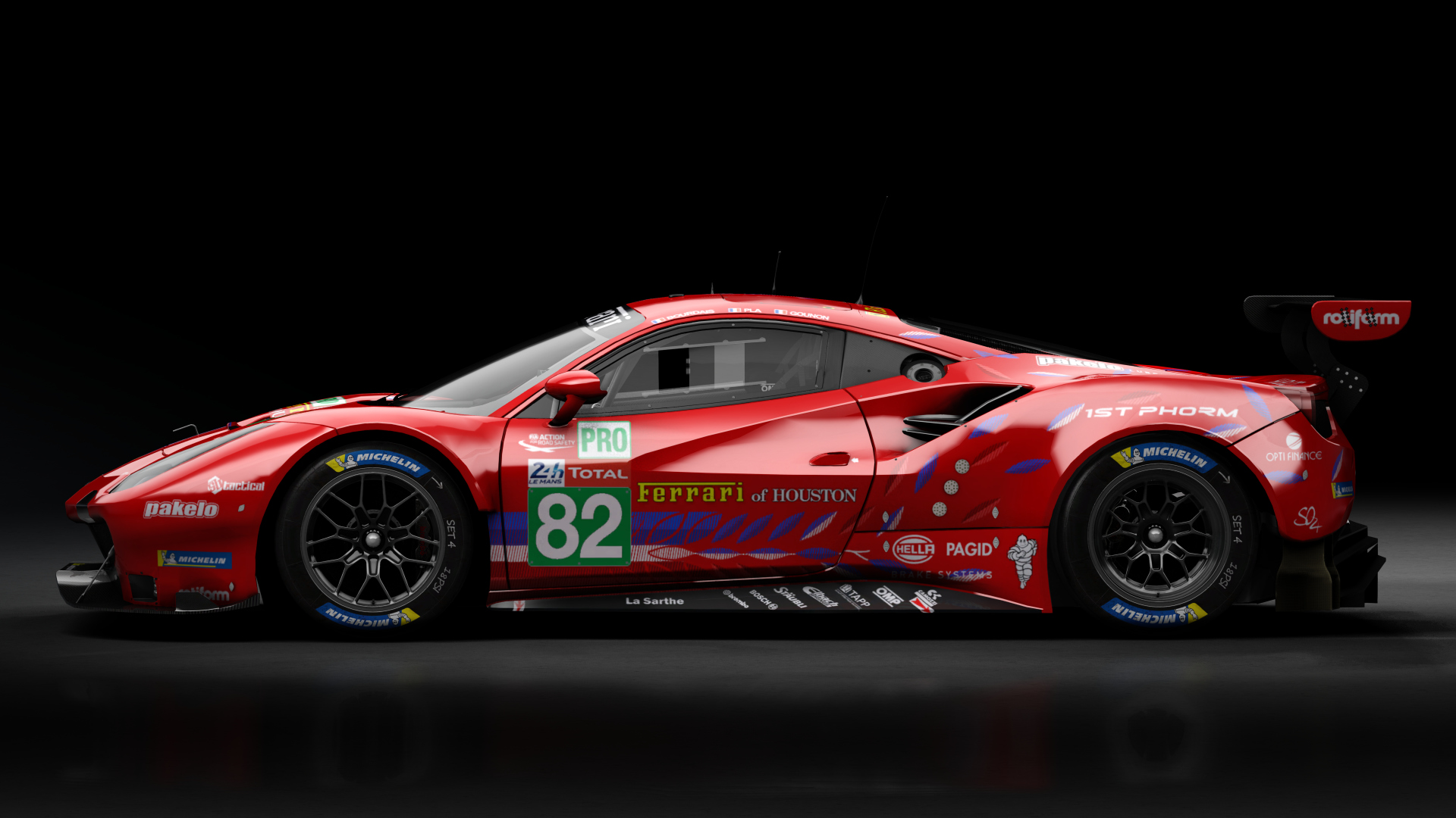 2018 Ferrari 488 GTE Evo Le Mans Spec [Michelotto], skin 2020 #82 Risi Competizione LM24