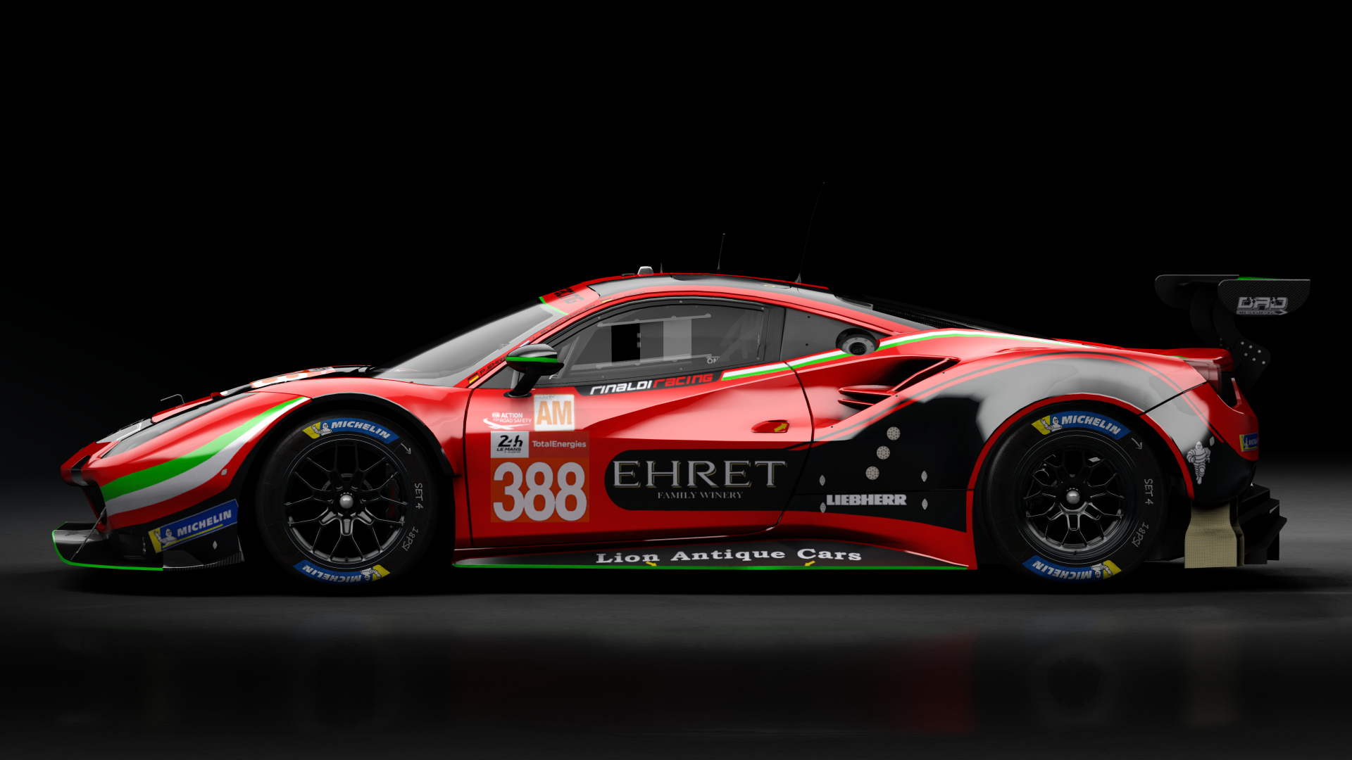 2018 Ferrari 488 GTE Evo Le Mans Spec [Michelotto], skin 2021 #388 Rinaldi Racing LM24