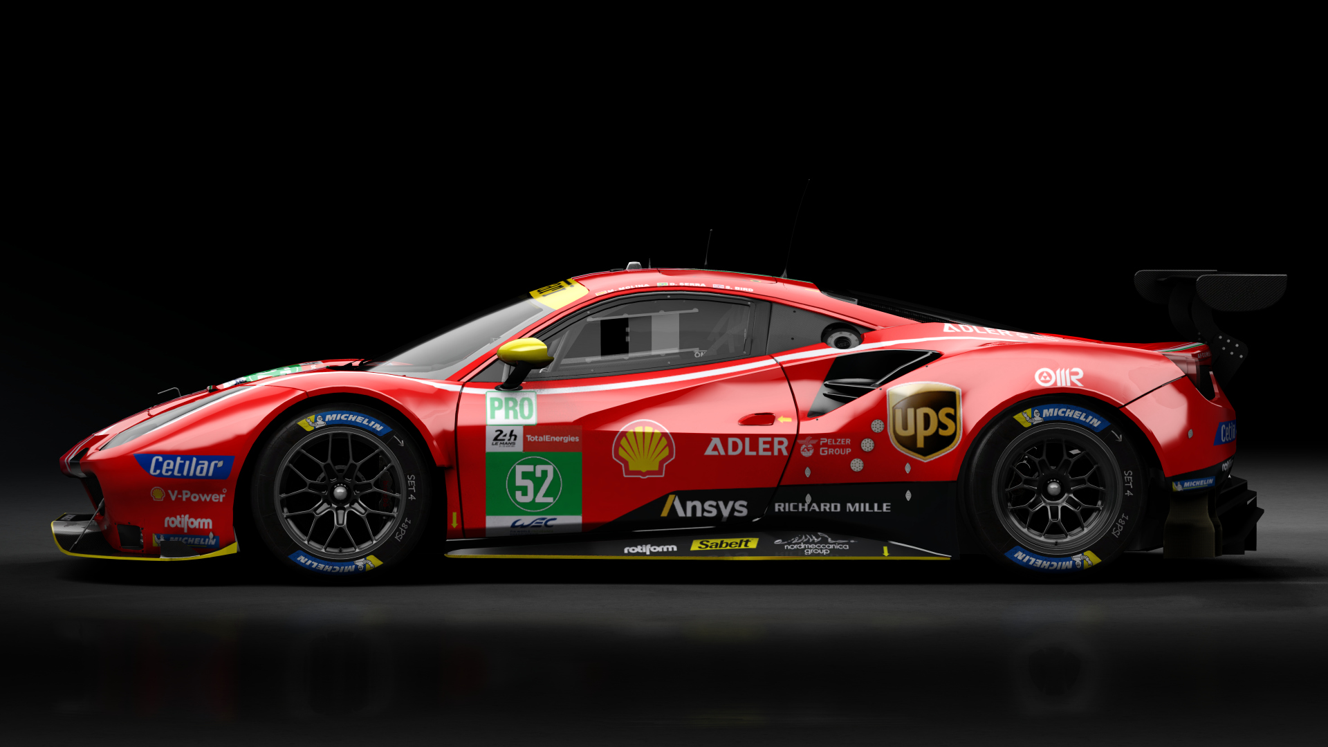 2018 Ferrari 488 GTE Evo Le Mans Spec [Michelotto], skin 2021 #52 AF Corse LM24