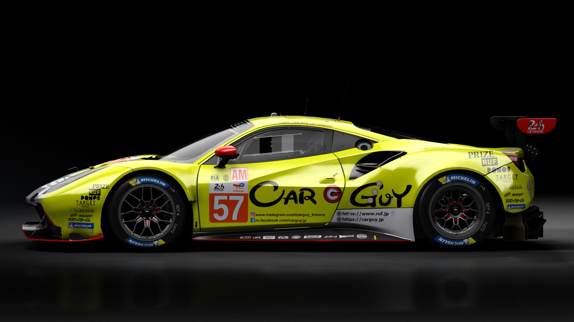 2018 Ferrari 488 GTE Evo Le Mans Spec [Michelotto], skin 2022 #57 Kessel Racing LM24