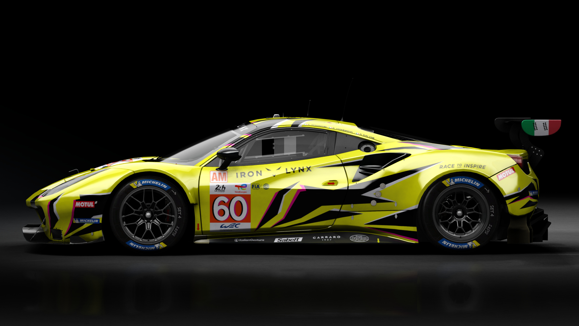 2018 Ferrari 488 GTE Evo Le Mans Spec [Michelotto], skin 2022 #60 Iron Lynx LM24