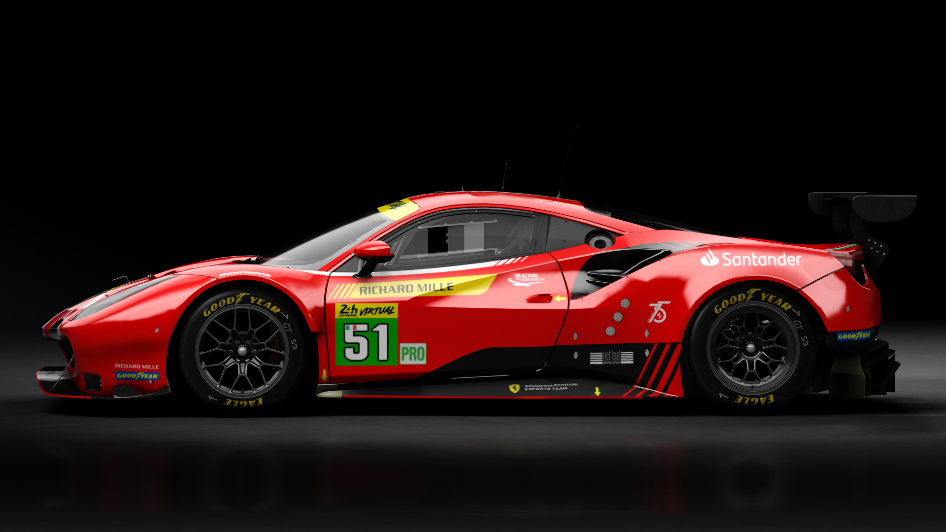 2018 Ferrari 488 GTE Evo Le Mans Spec [Michelotto], skin 2023 #51 SF Velas Esports Team LM24 VIRTUAL