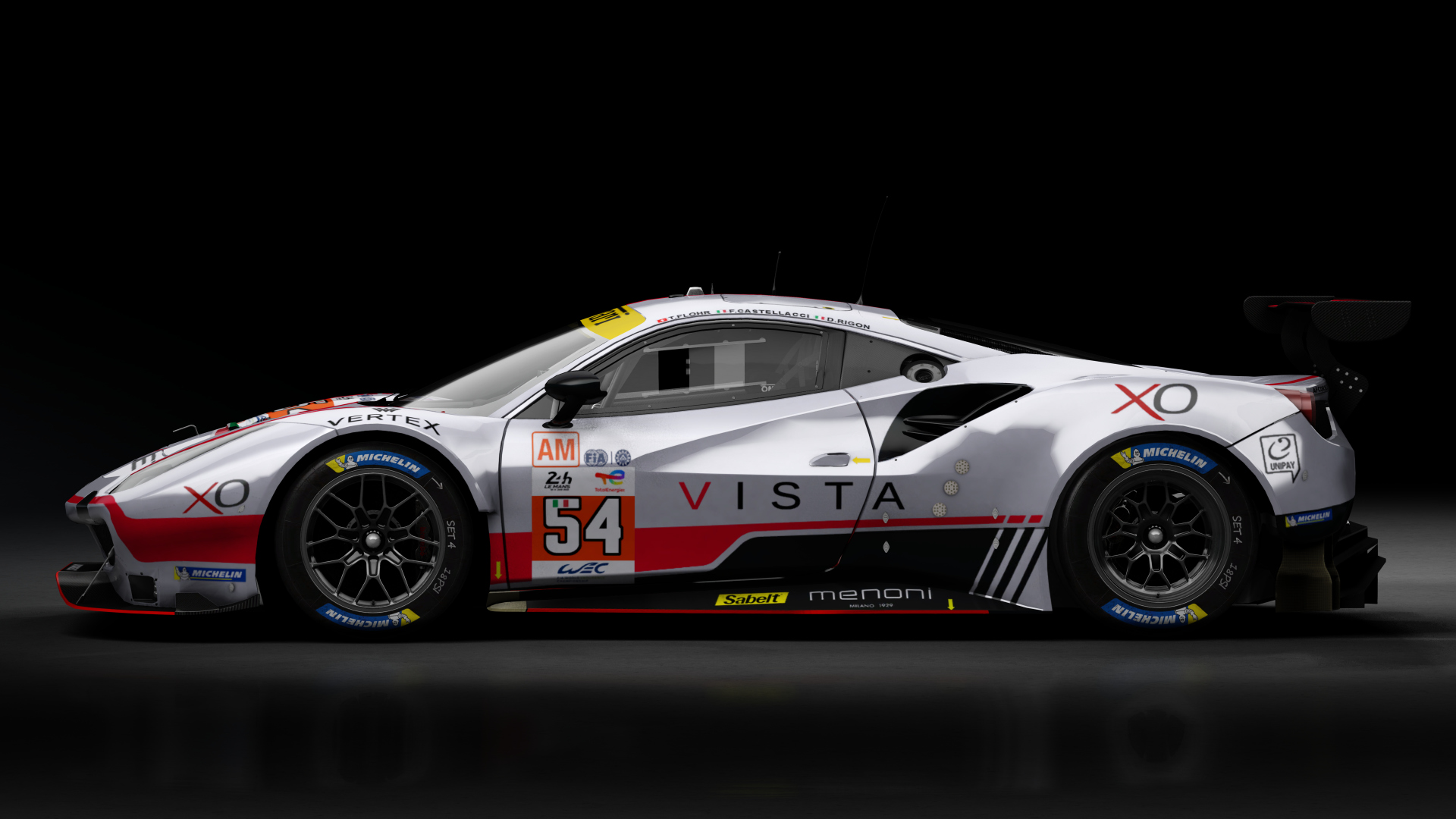 2018 Ferrari 488 GTE Evo Le Mans Spec [Michelotto], skin 2023 #54 AF Corse LM24