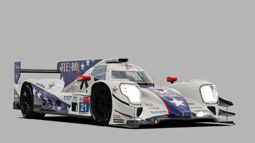 Oreca 07 LMP2 IMSA, skin 2021 #21 Dragonspeed USA