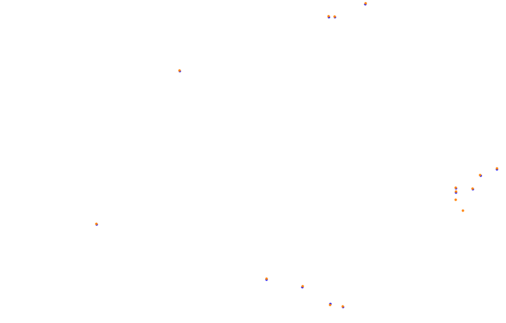 Lime Rock Park - South Chicane collisions